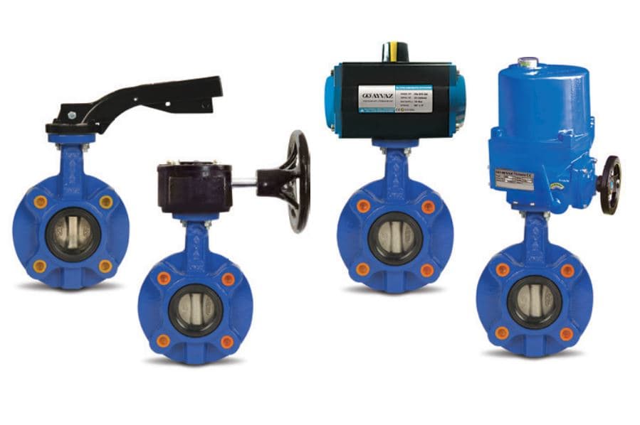 Межфланцевые задвижки типа «Баттерфляй» KV-4