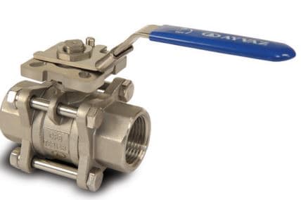 Шаровые краны из нержавеющей стали V-3TP (с возможностью установки привода)