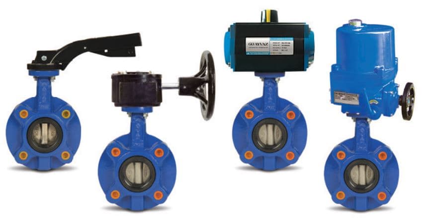 Межфланцевые задвижки типа «Баттерфляй» KV-8