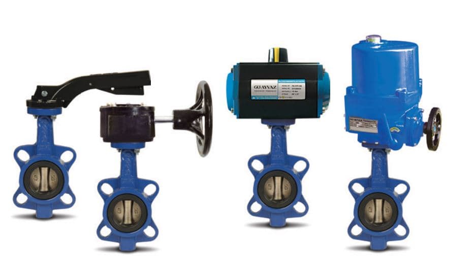 Межфланцевые задвижки типа «Баттерфляй» KV-7