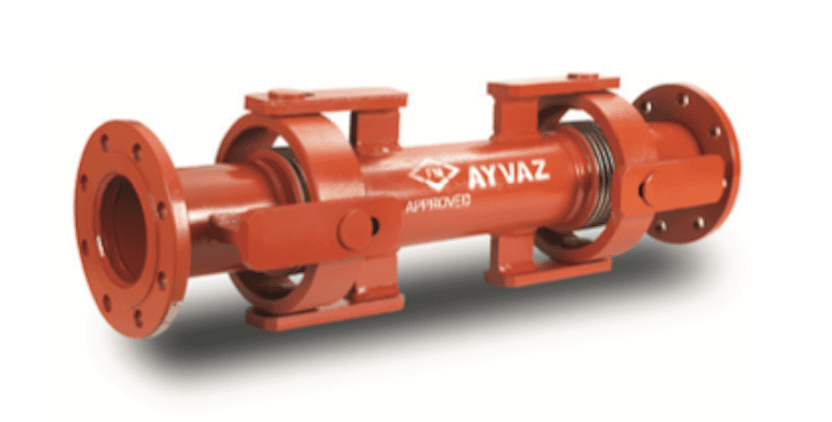 Угловой сейсмический компенсатор с карданным шарниром (AISI 321)